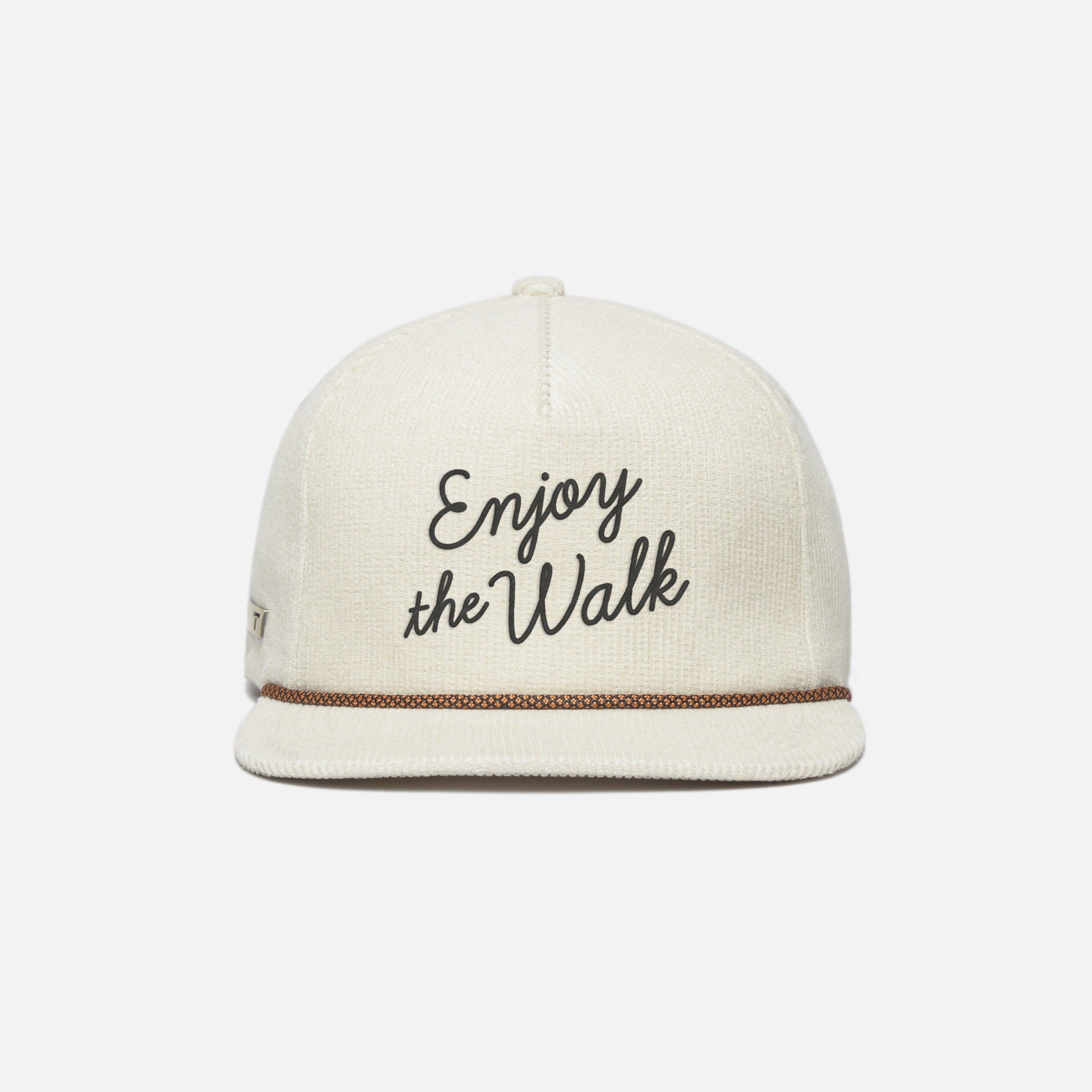 TRUE linkswear™ | Enjoy The Walk 5-Panel Corduroy Strapback – TRUE