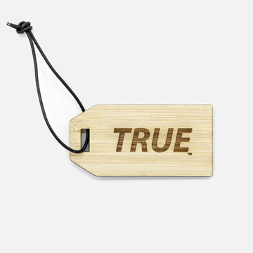 TRUE Custom Bamboo Bag Tag